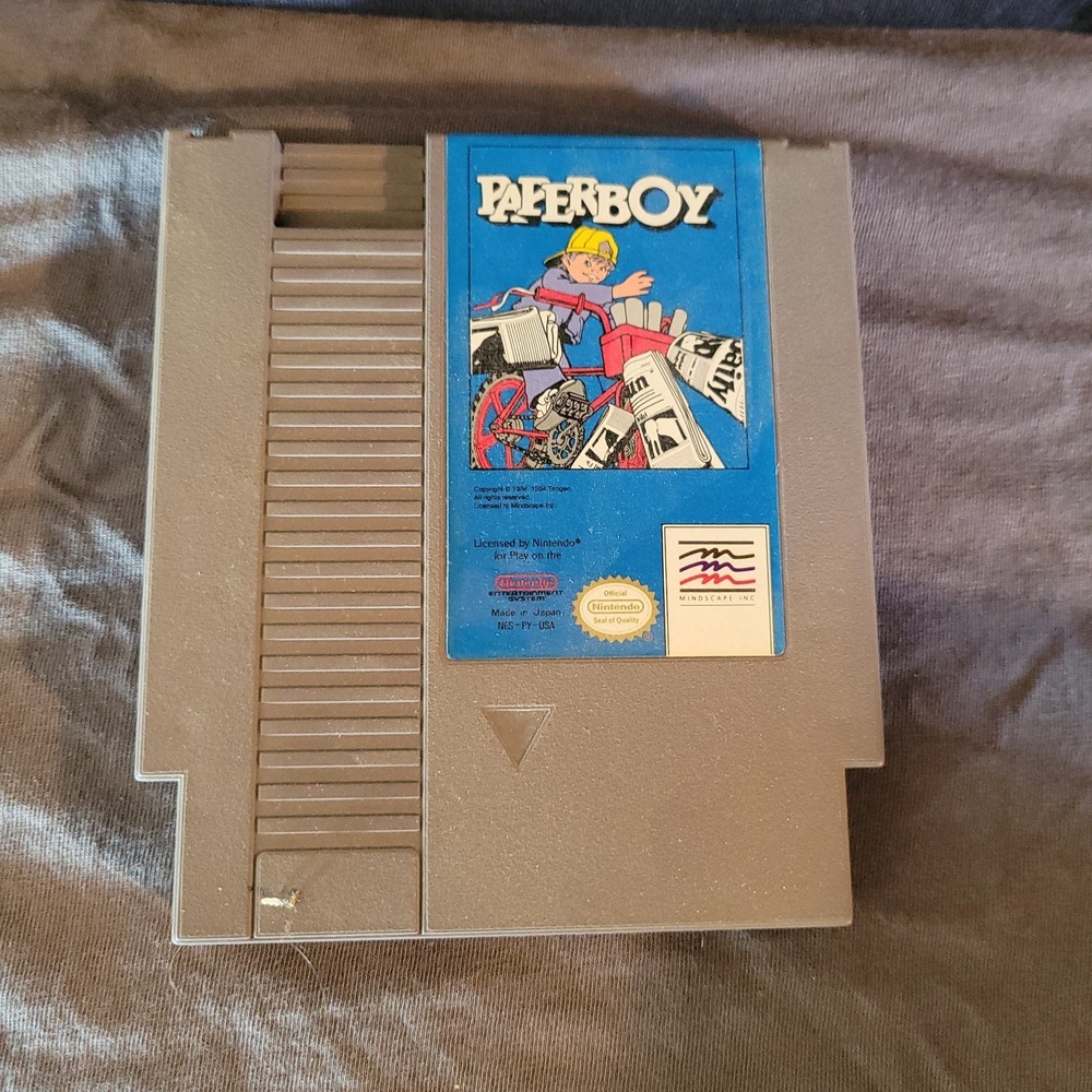 PaperBoy - Nintendo NES Game Authentic Cartridge Only